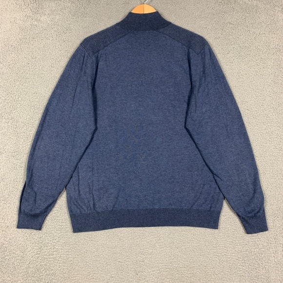 Lot of 2 Pebble Beach REI/Ashworth Men's Large L Blue 1/4 Zip Pullover Golf - Picture 10 of 16